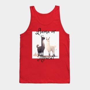 Llama or Alpaca? Tank Top